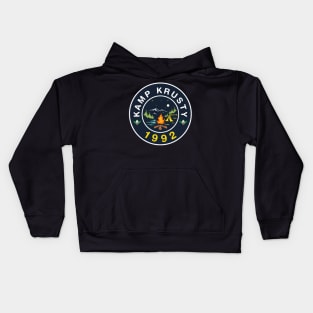 Vintage 1992 Kamp Logo - Retro Emblem Kids Hoodie